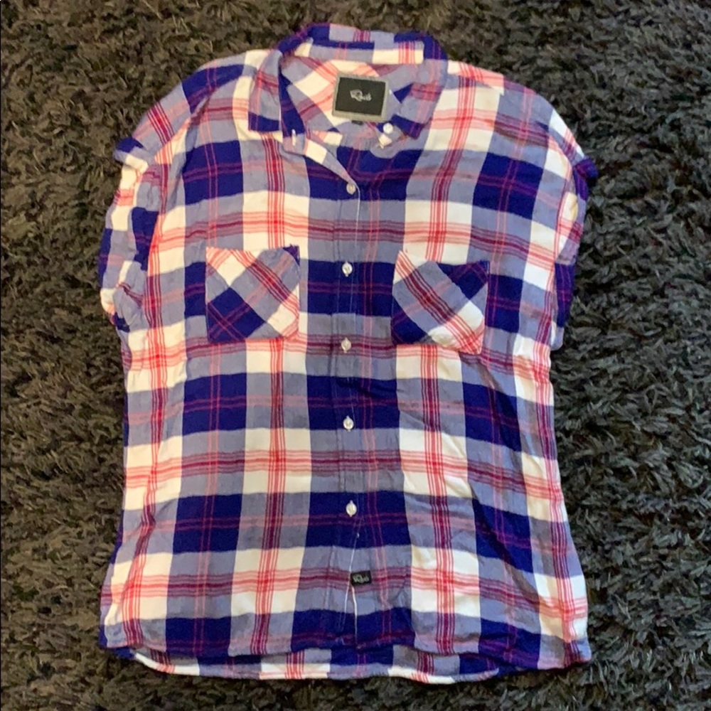 Rails cutoff flannel